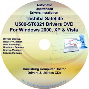 Toshiba Satellite U500-ST6321 Drivers Recovery CD/DVD