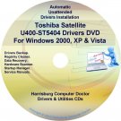 Toshiba Satellite U400-ST5404 Drivers Recovery CD/DVD