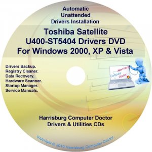 Toshiba Satellite U400-ST5404 Drivers Recovery CD/DVD