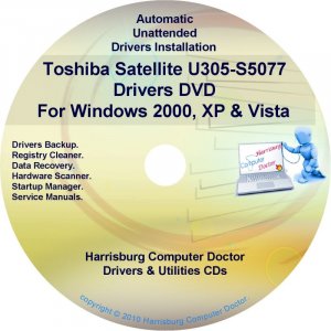 Toshiba Satellite U305-S5077 Drivers Recovery CD/DVD