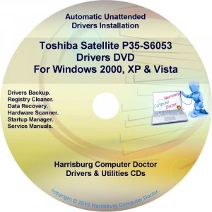Toshiba Satellite P35-S6053 Drivers Recovery CD/DVD