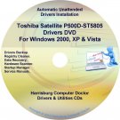 Toshiba Satellite P500D-ST580 Drivers Recovery CD/DVD