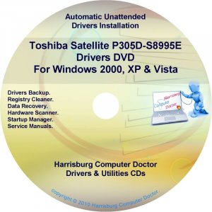 Toshiba Satellite P305D-S8995 Drivers Recovery CD/DVD