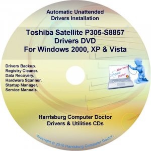Toshiba Satellite P305-S8857 Drivers Recovery CD/DVD