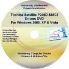 Toshiba Satellite P205D-S8802 Drivers Recovery CD/DVD