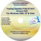 Toshiba P100-ST1072 Satellite Drivers Recovery CD/DVD