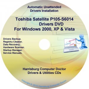 Toshiba Satellite P105-S6014 Drivers Recovery CD/DVD