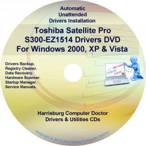 Toshiba Satellite Pro S300-EZ1514 Drivers CD/DVD