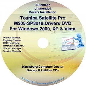 Toshiba Satellite Pro M205-SP3018 Drivers CD/DVD