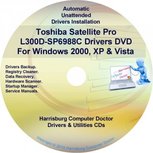 Toshiba Satellite Pro L300D-SP6988C Drivers CD/DVD