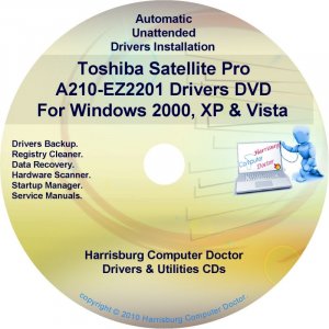 Toshiba Satellite Pro A210-EZ2201 Drivers CD/DVD