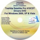 Toshiba Satellite Pro 410CDT Drivers Recovery CD/DVD