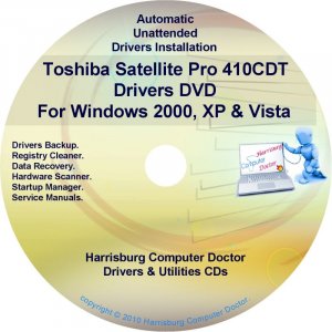 Toshiba Satellite Pro 410CDT Drivers Recovery CD/DVD