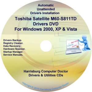 Toshiba Satellite M60-S811TD Drivers Recovery CD/DVD
