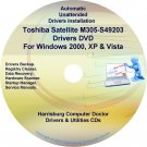 Toshiba Satellite M305-S49203 Drivers Recovery CD/DVD