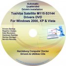 Toshiba Satellite M115-S3144 Drivers Recovery CD/DVD