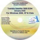 Toshiba Satellite 3005-S304 Drivers Recovery CD/DVD