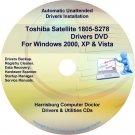 Toshiba Satellite 1805-S278 Drivers Recovery CD/DVD