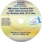 IBM Lenovo ThinkPad X201 Drivers Recovery Disc CD/DVD