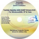 Toshiba Satellite A205-S4597 Drivers Recovery CD/DVD