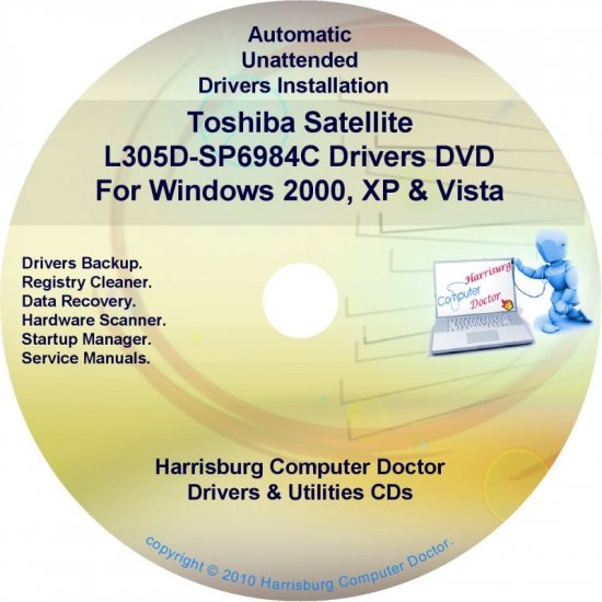 Toshiba Satellite L305D-SP6984C Drivers CD/DVD