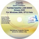 Toshiba Satellite L305-S5945 Drivers Recovery CD/DVD