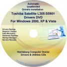 Toshiba Satellite L305-S5901 Drivers Recovery CD/DVD