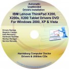 IBM Lenovo ThinkPad X200 Drivers Recovery Disc CD/DVD