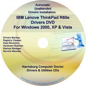 IBM Lenovo ThinkPad R60e Drivers Restore Disc CD/DVD