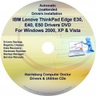 IBM Lenovo ThinkPad Edge E30 E40 E50  Drivers CD/DVD