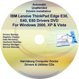 IBM Lenovo ThinkPad Edge E30 E40 E50  Drivers CD/DVD