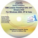 IBM Lenovo ThinkPad G40 G41 Drivers Disc CD/DVD