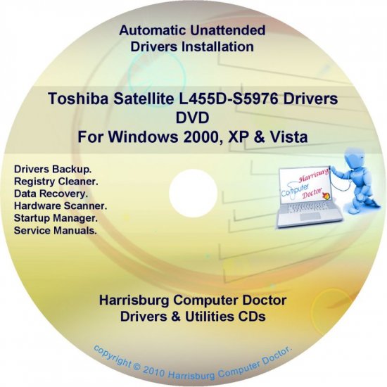 Toshiba Satellite L455D-S5976 Drivers Recovery Restore