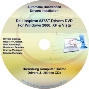 Dell Inspiron 537ST Drivers Restore  Disc Disk CD/DVD