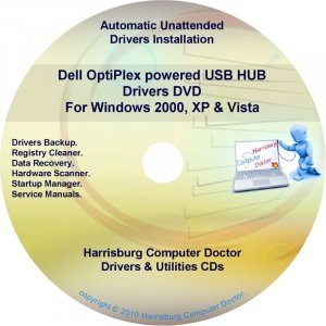 Dell OptiPlex powered USB/HUB Drivers Disc Disk CD/DVD