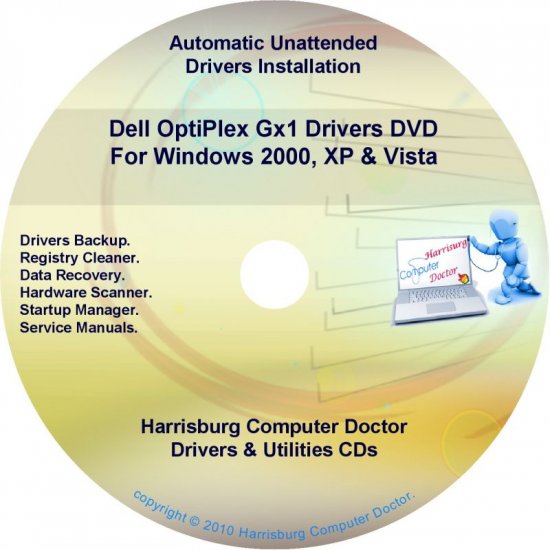 Dell OptiPlex GX1 Drivers Restore Disc Disk CD/DVD