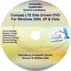 Compaq LTE Elite Drivers Restore HP Disc Disk CD/DVD