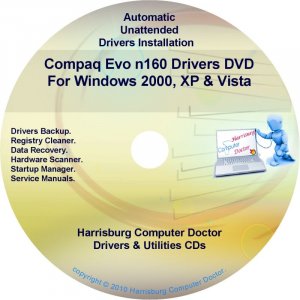 Compaq Evo n160 Drivers Restore HP Disc Disk CD/DVD