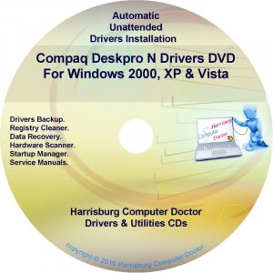 Compaq Deskpro N Drivers Restore HP Disc Disk CD/DVD