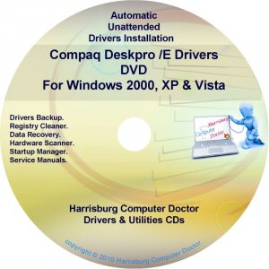 Compaq Deskpro /E Drivers Restore HP Disc Disk CD/DVD