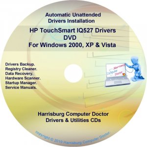 HP TouchSmart IQ527 Driver Recovery Disc CD/DVD