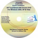 HP TouchSmart 600 Driver Recovery Disc CD/DVD