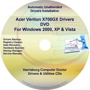 Acer Veriton X700GX Drivers Restore Recovery CD/DVD