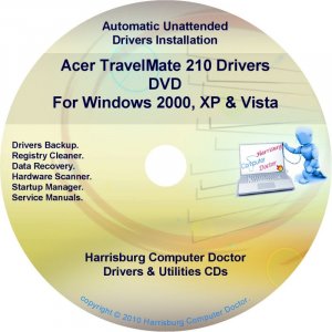Acer TravelMate 210 Drivers Restore Recovery CD/DVD