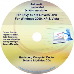 HP Envy 15 15t Driver Recovery Restore Disc CD/DVD