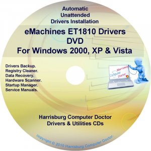 eMachines ET1810 Drivers Restore Recovery CD/DVD