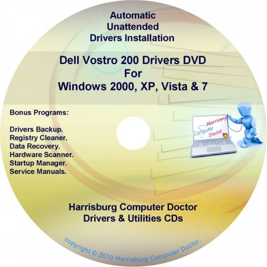 Dell Vostro 200 Drivers Recovery Restore Disc CD/DVD