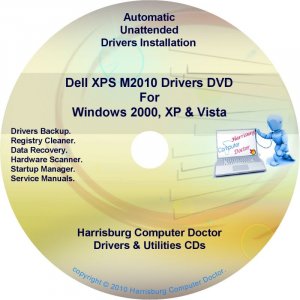 Dell XPS M2010 Drivers Recovery Disc Disk CD/DVD