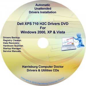 Dell XPS 710 H2C Drivers Recovery Disc Disk CD/DVD