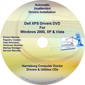 Dell XPS  Drivers Recovery Restore Disc Disk CD/DVD